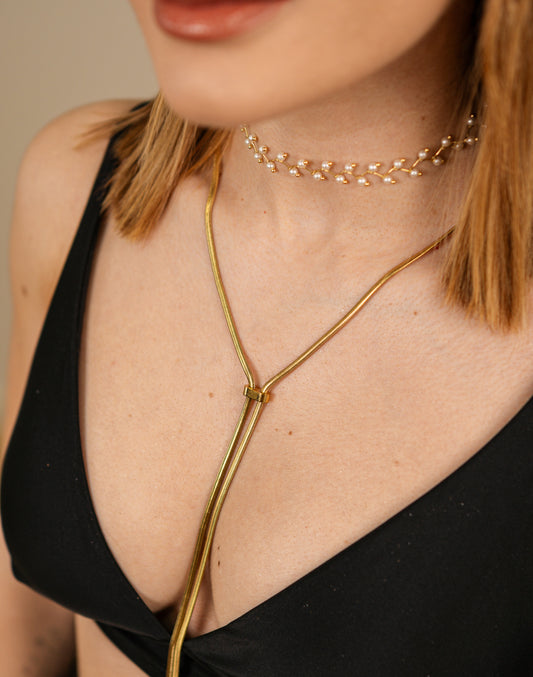 Luxe Pearl Choker